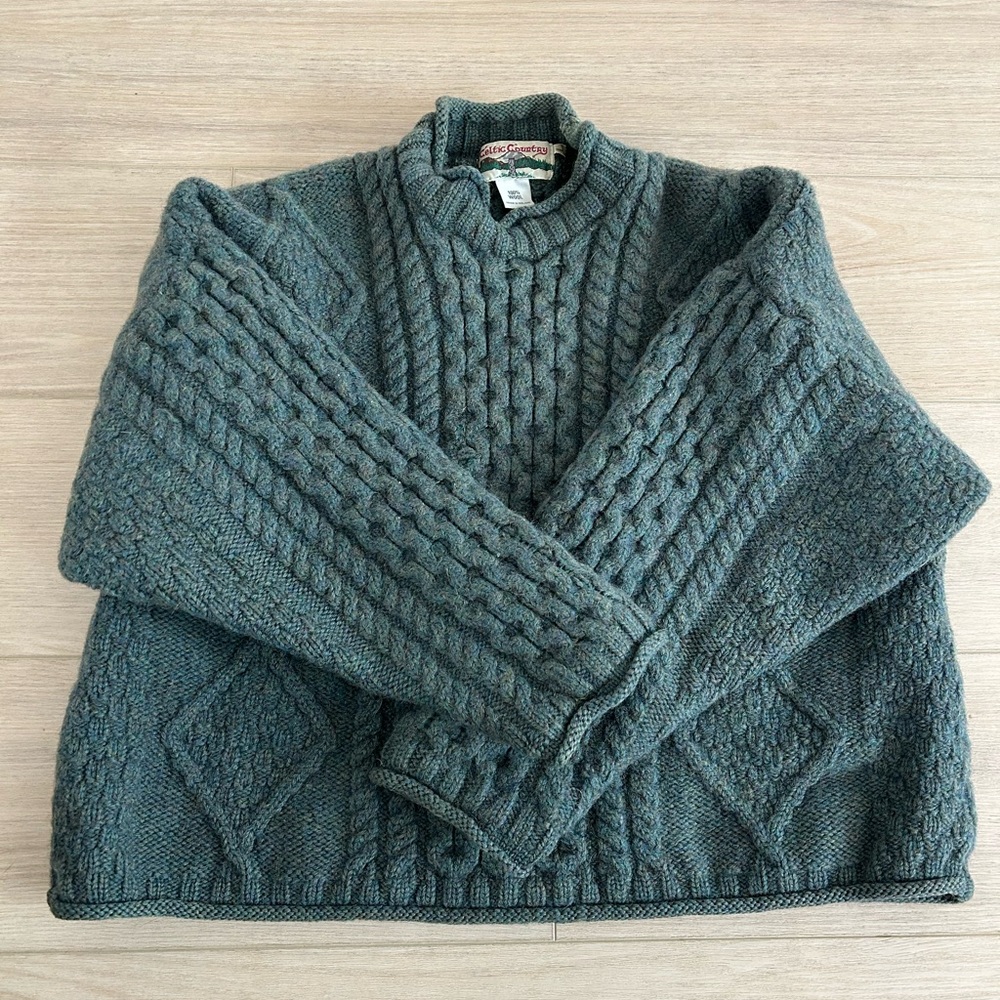 Vintage Celtic Country Irish Fisherman Sweater